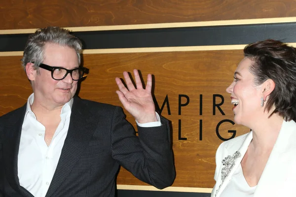 Los Angeles Dec Colin Firth Olivia Colman Empire Light Los — Stock Photo, Image