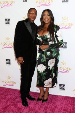 LOS ANGELES - 8 Ocak 2023 'te Marina Del Rey, CA' da Jessica Betts, Niecy Nash-Betts, Sheryl Lee Ralph ve Niecy Nash-Betts 'i Golden Salute' da selamladı.