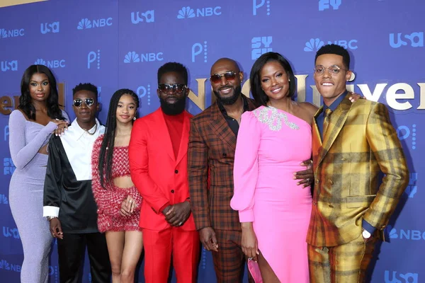 LOS ANGELES - JAN 15:  Courtney Coco Jones, Olly Sholotan, Akira Jolie Akbar, Jimmy Akingbola, Adrian Holmes, Cassandra Freeman, Jabari Banks at NBCUniversal Press Tour Red Carpet at the Langham Pasadena Hotel  on January 15, 2023 in Pasadena, CA