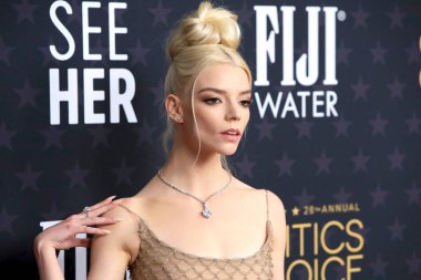 LOS ANGELES - JAN 15:  Anya Taylor-Joy at 2023 Critics Choice Awards - Arrivals at the Fairmont Century Plaza on January 15, 2023 in Century City, CA