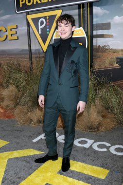 LOS ANGELES - JAN 17:  Jack Alcott at Poker Face Series Premiere at the Hollywood Legion Theater on January 17, 2023 in Los Angeles, CA