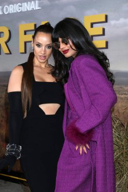 LOS ANGELES - JAN 17:  Dascha Polanco, Jameela Jamil at Poker Face Series Premiere at the Hollywood Legion Theater on January 17, 2023 in Los Angeles, CA