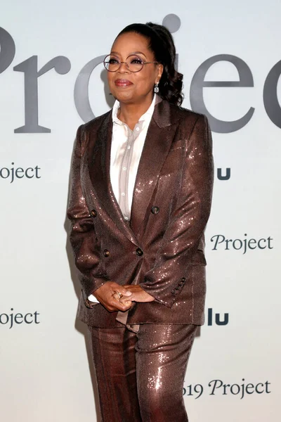 Los Angeles Jan Oprah Winfrey 1619 Project Premiere Screening Motion — Stock Photo, Image