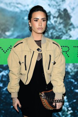 Demi Lovato, 2 Şubat 2023 tarihinde Los Angeles 'ta Henson Kayıt Stüdyosu' ndaki Stella McCartney X Adidas Partisi 'nde.
