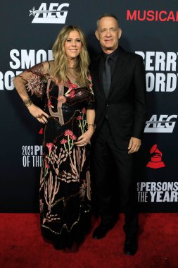 LOS ANGELES - DEC 3:  Rita Wilson, Tom Hanks at the 2023 MusiCares Persons of the Year at the Los Angeles Convention Center on February 3, 2023 in Los Angeles, CA