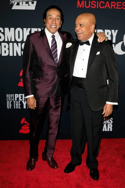 Los Angeles Dec Smokey Robinson Berry Gordy 2023 Musicares Persons — Fotografia de Stock