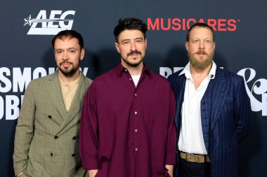 LOS ANGELES - DEC 3:  Ben Lovett, Marcus Mumford, Ted Dwane, Mumford & Sons at the 2023 MusiCares Persons of the Year at the Los Angeles Convention Center on February 3, 2023 in Los Angeles, CA