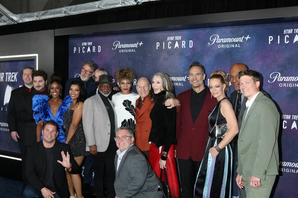 Los Angeles Feb Picard Cast Execs Picard Season Three Premiere — 图库照片