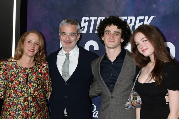 Los Angeles Feb Alex Kurtzman Familie Bei Der Picard Premiere — Stockfoto