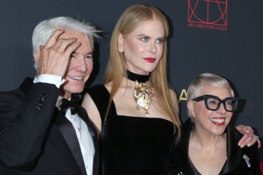 LOS ANGELES - FEB 18:  Baz Luhrmann, Nicole Kidman, Catherine Martin at the 27th Art Directors Guild Awards at the Intercontinental Los Angeles on February 18, 2023 in Los Angeles, CA