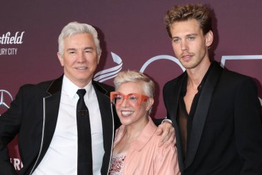 LOS ANGELES - FEB 27:  Baz Luhrmann, Catherine Martin, Austin Butler at the 25th Costume Designer Guild Awards at The Fairmont Century Plaza Hotel on February 27, 2023 in Century City, CA