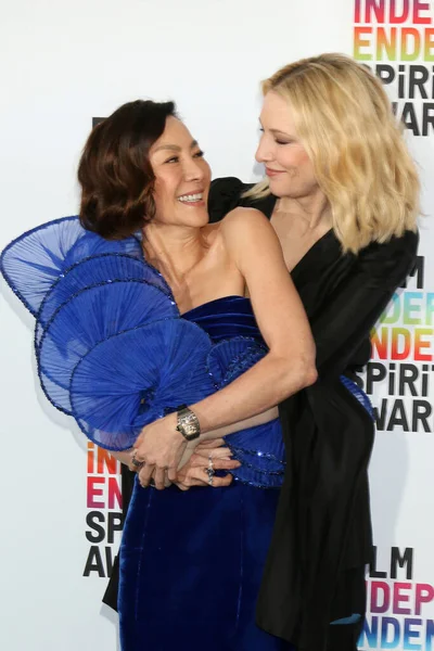 Los Angeles Mar Michelle Yeoh Cate Blanchett Ceremonii Wręczenia Nagród — Zdjęcie stockowe
