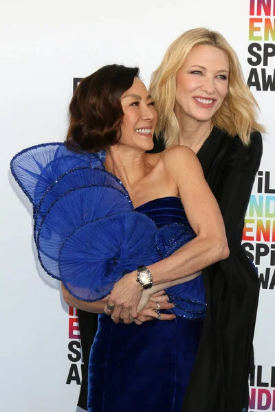 Los Angeles Mar Michelle Yeoh Cate Blanchett 2023 Film Independent — Stock Photo, Image