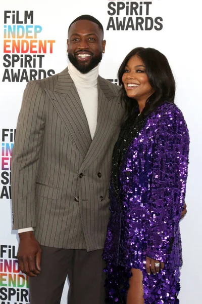Los Angeles Mar Dwayne Wade Gabrielle Union 2023 Film Independent — Stock Photo, Image