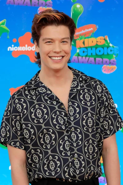 Лос Анджелес Мар Джастин Дериксон Kids Choice Awards 2023 Microsoft — стоковое фото