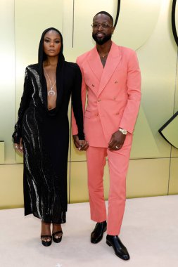 Gabrielle Union, Dwyane Wade, 9 Mart 2023 tarihinde Batı Hollywood, CA 'da Pasifik Tasarım Merkezi Versace FW23 Show' da.