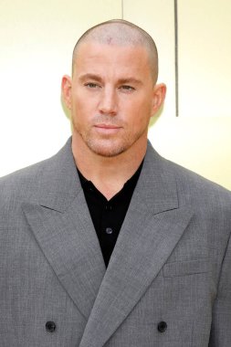 9 Mart 2023 'te Batı Hollywood, CA' da Pacific Design Center 'daki Versace FW23 Show' da Channing Tatum