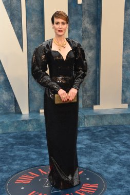 Sarah Paulson, Wallis Annenberg Gösteri Sanatları Merkezi 'ndeki 2023 Vanity Fair Oscar Partisi' nde 12 Mart 2023 'te Beverly Hills, CA