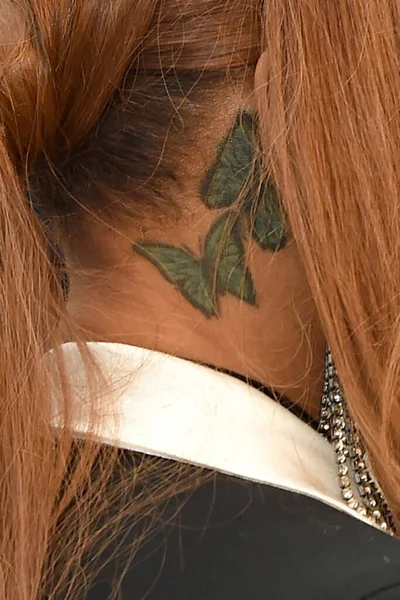 Los Angeles Mar Dettaglio Tatuaggio Queen Latifah Vanity Fair Oscar — Foto Stock