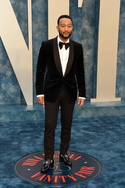 Los Angeles Mar John Legend Feira Vaidade 2023 Oscar Party — Fotografia de Stock