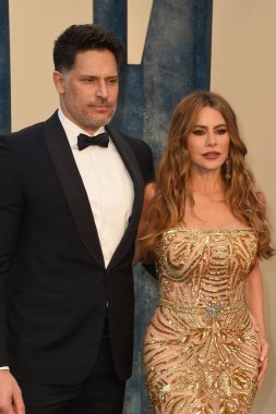 Joe Manganiello, Sofia Vergara, Wallis Annenberg Sahne Sanatları Merkezi 'ndeki 2023 Vanity Fair Oscar Partisi' nde 12 Mart 2023 'te Beverly Hills, CA