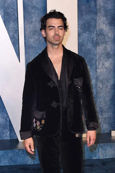 Los Angeles Mar Joe Jonas 2023 Vanity Fair Oscar Party — стокове фото
