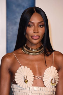 Naomi Campbell, Wallis Annenberg Sahne Sanatları Merkezi 'ndeki 2023 Vanity Fair Oscar Partisi' nde 12 Mart 2023 'te Beverly Hills, CA