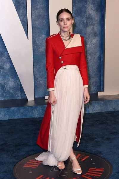 Los Angeles Mar Rooney Mara Feira Vaidade 2023 Oscar Party — Fotografia de Stock