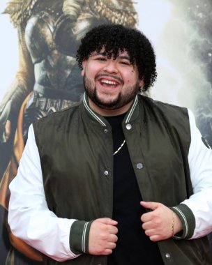 Shazam 'da Rico Rodriguez' i izledik! Los Angeles Tanrılarının Öfkesi 'nin galası 14 Mart 2023' te Westwood, CA