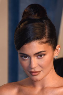 Kylie Jenner, Wallis Annenberg Sahne Sanatları Merkezi 'ndeki 2023 Vanity Fair Oscar Partisi' nde 12 Mart 2023 'te Beverly Hills, CA