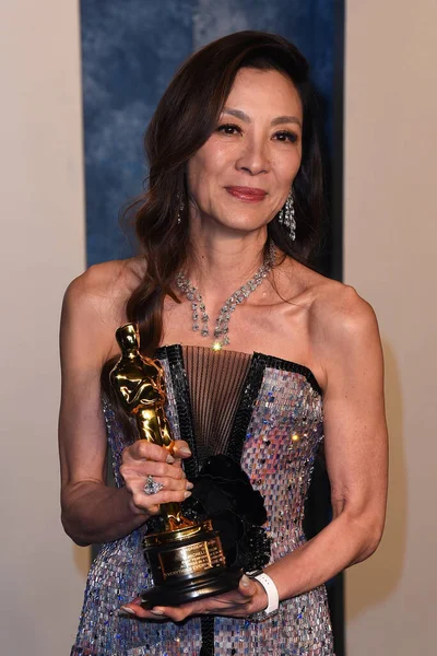 Los Angeles Mar Michelle Yeoh Veletrhu Marnivosti Roce 2023 Oscar — Stock fotografie