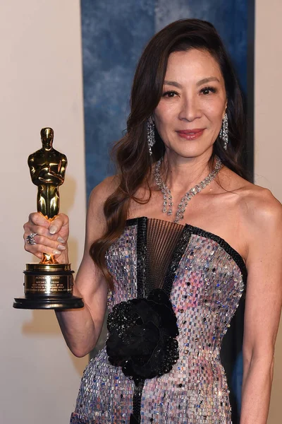 Los Angeles Mar Michelle Yeoh 2023 Vanity Fair Oscar Party — 图库照片