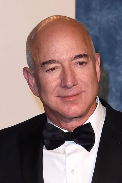 Los Angeles Mar Jeff Bezos 2023 Vanity Fair Oscar Party — Stock Photo, Image
