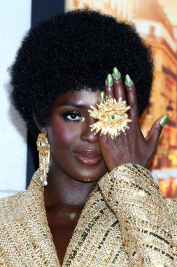 Jodie Turner-Smith, Cinayet Gizemi 2 'nin galasında 28 Mart 2023' te Westwood, CA 'da.
