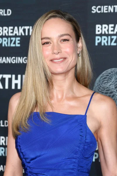 Los Angeles Rp15 Brie Larson 9Th Breakthrough Prize Awards Arrivals — 图库照片