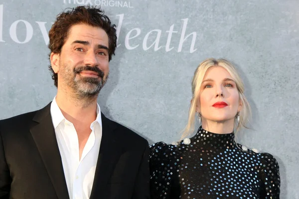 Los Angeles Apr Hamish Linklater Lily Rabe Love Death Series — стокове фото