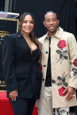 LOS ANGELES - 18 Mayıs 2023 tarihinde Eudoxie Mbouguiengu, Chris Bridges namı diğer Ludacris Hollywood Bulvarı 'ndaki Ludacris Yıldız Töreni' nde 18 Mayıs 2023 'te Los Angeles, CA