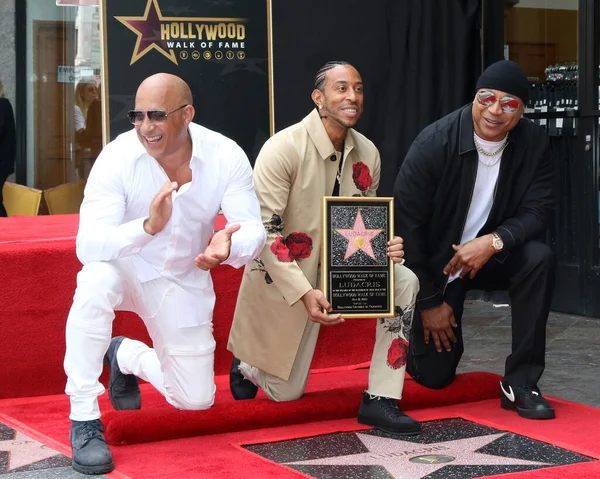 Los Angeles Maj Vin Diesel Chris Bridges Aka Ludacris Cool — Zdjęcie stockowe