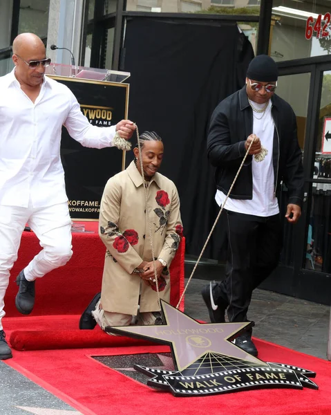 Los Angeles May Vin Diesel Chris Bridges Aka Ludacris Cool — стокове фото