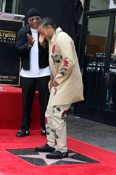 Los Angeles Maj Cool Chris Bridges Aka Ludacris Ceremonii Gwiazdy — Zdjęcie stockowe