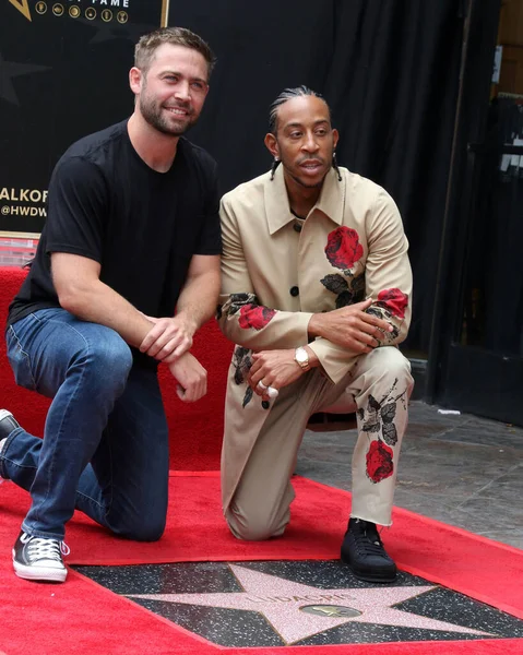 Los Angeles Maj Cody Walker Chris Bridges Aka Ludacris Ceremonii — Zdjęcie stockowe