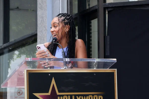 Los Angeles Maj Karma Bridges Ceremonii Gwiazdy Ludacrisa Hollywoodzkiej Alei — Zdjęcie stockowe