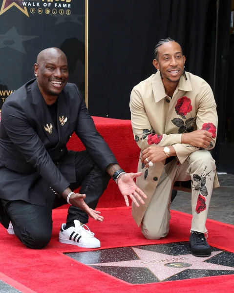 stock image LOS ANGELES - MAY 18:  Tyrese GIbson, Chris Bridges aka Ludacris at the Ludacris Star Ceremony on the Hollywood Walk of Fame on May 18, 2023 in Los Angeles, CA