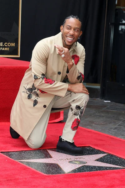 Los Angeles Mei Chris Bridges Ludacris Upacara Bintang Ludacris Hollywood — Stok Foto