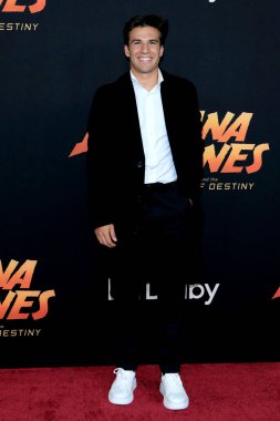 LOS ANGELES - 14 Haziran: Ricard Puig Indiana Jones 'ta ve Kaderin Kader Kaderi' nin Kader Çemberi 14 Haziran 2023 'te Los Angeles, CA