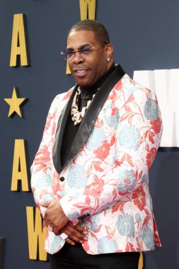 LOS ANGELES - 25 Haziran 2023 BET Ödülleri 'nde Busta Rhymes Microsoft Tiyatrosu' na 25 Haziran 2023 'te geldi.