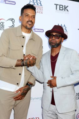 LOS ANGELES - 17 Ağustos, Matt Barnes, Columbus Short Mike Tyson Bakımlı ve We2Matter 100 Kadın Önemi Bağış Galası 'nda 17 Ağustos 2023' te Beverly Hills, CA