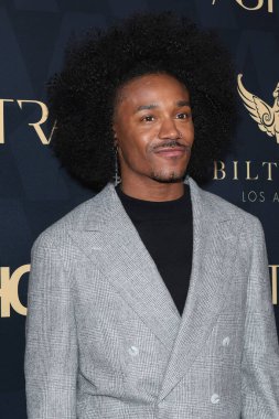 LOS ANGELES - JAN 6:  Dewayne Perkins at the 7th Astra Film Awards at the Biltmore Hotel on January 6, 2024 in Los Angeles, CA clipart
