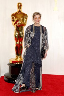 LOS ANGELES - 10 MAR: 96. Akademi Ödülleri 'nde Annette Bening 10 Mart 2024' te Los Angeles, CA