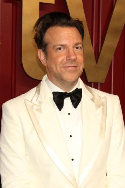 LOS ANGELES - Jason Sudeikis 15 Ocak 2024 tarihinde Los Angeles, C 'de Mother Wolf' taki AppleTV Post Emmy Partisi 'nde.